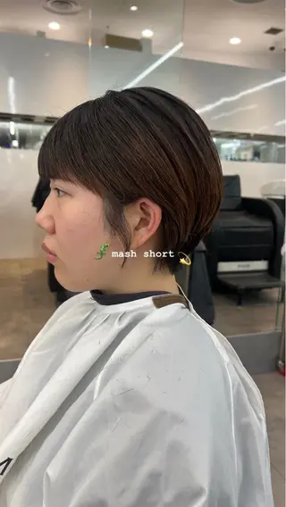 ショート レイヤー特化/渋谷 rinのヘアスタイル