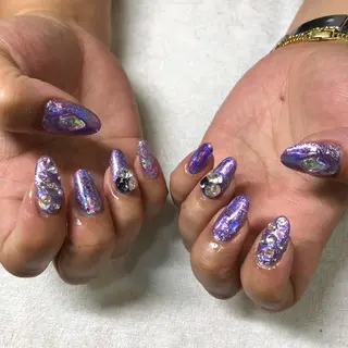 ミディアム ネイル 《LB》ラブリエ Nail&eyeのマツエク・マツパデザイン