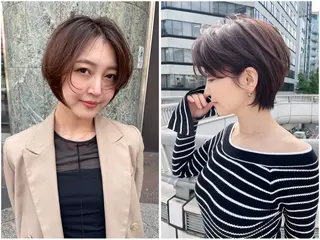 ショート カラー 🫧ショート/ボブ 池袋西口・泡渕✂️のヘアスタイル