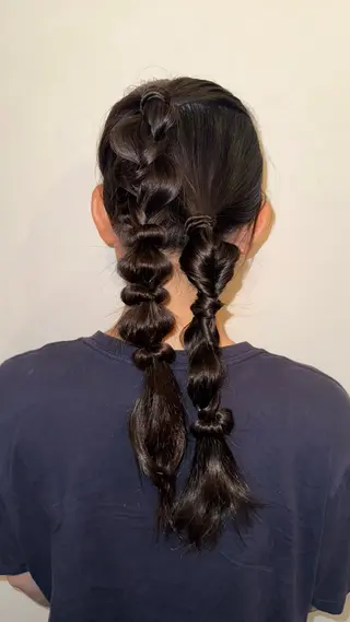 ロング ヘアアレンジ 杉田 茉優のヘアスタイル