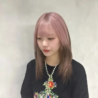 ロング カラー 【🦋綺麗めハイトー ン🦋】suzunoのヘアスタイル