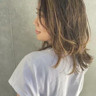 セミロング MILK omotesando所属・大木 祥吾のヘアスタイル