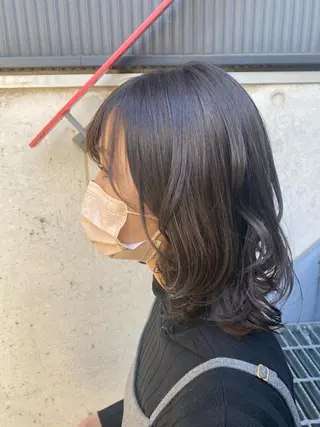 ミディアム 勝沼 佑季のヘアスタイル