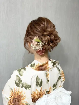 ロング ヘアアレンジ ヘアセット専門店 Rのヘアスタイル