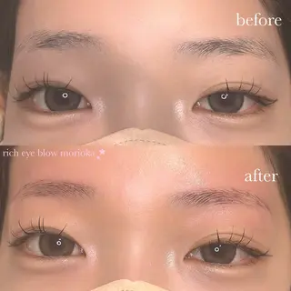 アイブロウ Rich beauty salon盛岡店所属・関畑 ゆらの眉毛・アイブロウイメージ