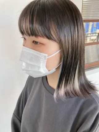 ミディアム タカツド ユウキのヘアスタイル