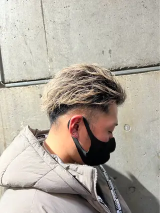 ショート カラー メンズ 五十嵐 圭音のヘアスタイル