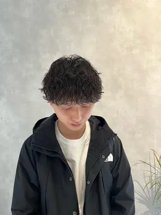 ミディアム パーマ メンズ パーマが得意な【最高 悠斗】のヘアスタイル