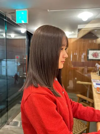 セミロング 🌞アオキ サキ💫のヘアスタイル