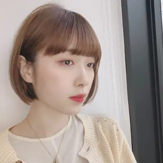 ショート カラー ヘアアレンジ 銀座 髪質改善 🧸HINATAのヘアスタイル