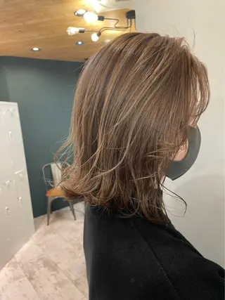 ミディアム カラー topstylist ユヒャンのヘアスタイル