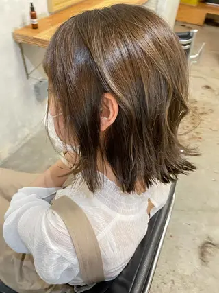 ミディアム 佐藤 寛朗のヘアスタイル