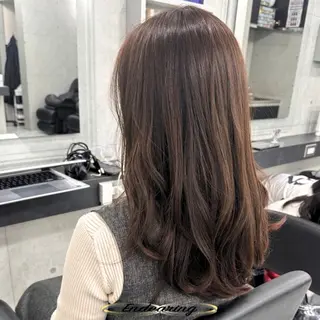 カラー Endearing 銀座/レイヤーカットのヘアスタイル