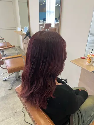ミディアム カット/パーマ/カラ ー清本耕介のヘアスタイル