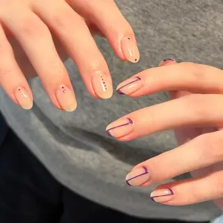ネイル kyoko✨個性派 /ニュアンスのネイルデザイン