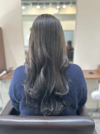 ロング カラー パーマ 平日オススメ✨ プチプラ✨山下のヘアスタイル