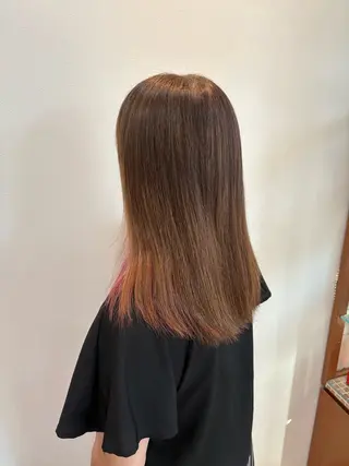 セミロング アメイジングヘアー 千歳店　福嶋のヘアスタイル
