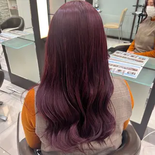 ロング ハイトーン/うる艶 カラー Mioのヘアスタイル