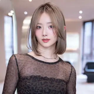 ミディアム カラー 新宿/レイヤー/ 透明感カラーしょうごのヘアスタイル