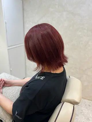 ショート カラー Sill所属・片岡 由依のヘアスタイル