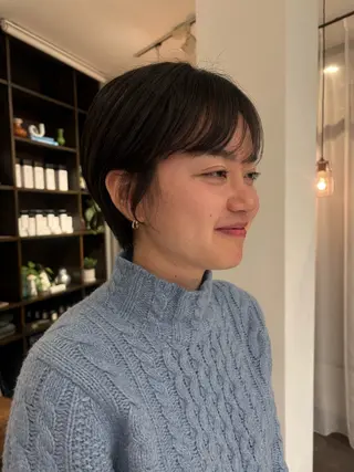 ショート 西野 優夏のヘアスタイル