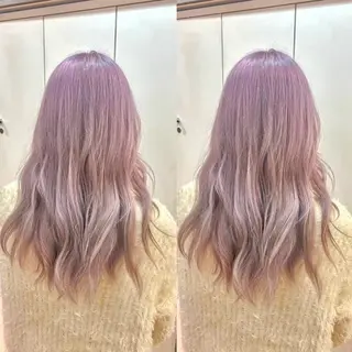 カラー ヘアメ🎀推しカラー 🥣横浜/しほ🧸のヘアスタイル