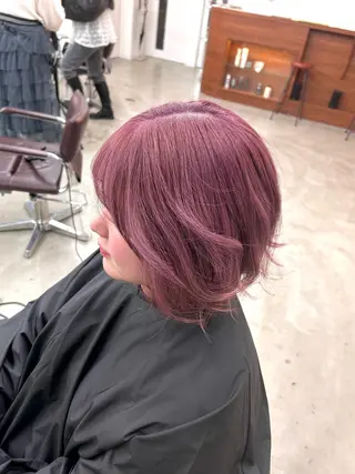 ロング カラー 大阪梅田/ イマムラミヅキのヘアスタイル