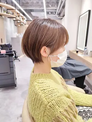 ショート 【似合わせ・レイヤー ・パーマ】海気のヘアスタイル