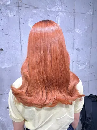 セミロング 透明感ベージュ🤎 ナチュラルレイヤーのヘアスタイル