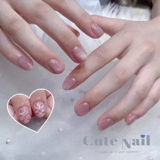 ネイル ️🫧もこ 艶感ネイル🫧のネイルデザイン
