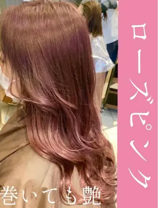 ロング 比嘉 翼のヘアスタイル
