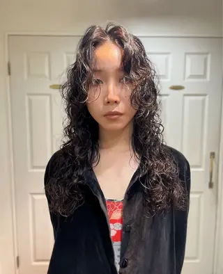 ロング パーマ YUKI 新宿カット パーマ/カラーのヘアスタイル