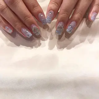 ネイル パラあり！フィルイン 美フォルムのネイルデザイン