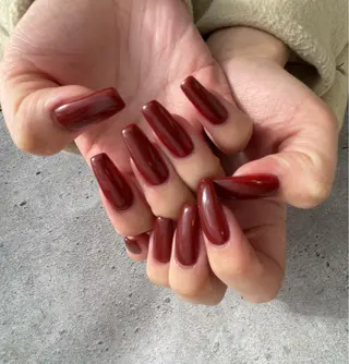 ロング ネイル BELLUNA Mizuki❤︎のネイルデザイン