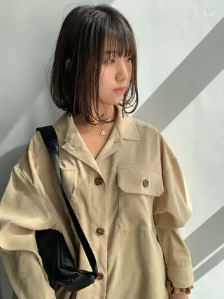 ミディアム カラー 怪我のため6月末 復帰予定田中瑞希🍃のヘアスタイル