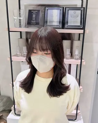 ミディアム ayari🌸西梅田 カットモデル募集中✨のヘアスタイル