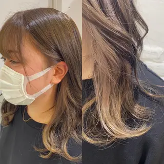 ミディアム カラー メンズパーマ/ エクステ🌞セナのヘアスタイル