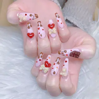 ネイル ANH ゴテゴテネイルのネイルデザイン