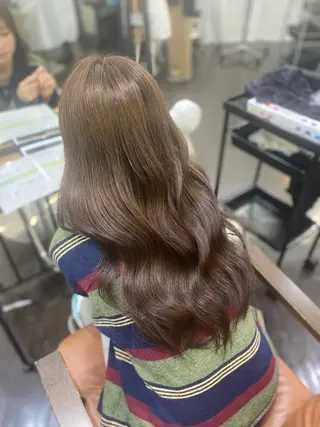 ロング カラー ヘアアレンジ 🍒ᩚ名駅/艶髪 縮毛矯正/あゆ🍒ᩚのヘアスタイル