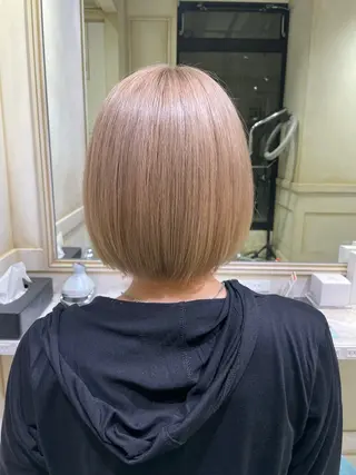 ミディアム 🌷ピンク/韓国風 暖色カラー ゆい🌷のヘアスタイル