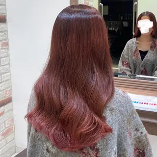 ロング カラー 𓍯暖色/韓国風 田中沙羅‎𓍯のヘアスタイル
