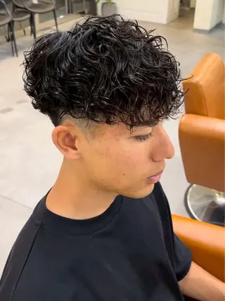 メンズ 京都駅メンズサロン マッシュのヘアスタイル