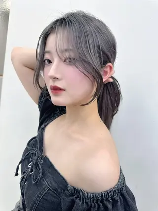 ロング 池袋/韓国/レイヤー 髪質改善/村上けいとのヘアスタイル