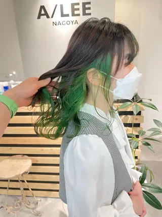 セミロング 久保田 千尋のヘアスタイル