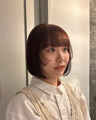 ショート カラー Mori Aimiのヘアスタイル