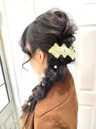 ヘアアレンジ uros.中目黒 moekaのヘアスタイル