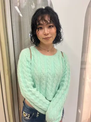 ショート パーマ 松村 澪里のヘアスタイル