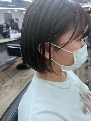 ショート 韓国風艶髪✨ 高松静香☑️のヘアスタイル