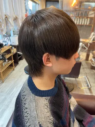 カラー メンズ 仙台/メンズ/ フェザー/リョウのヘアスタイル