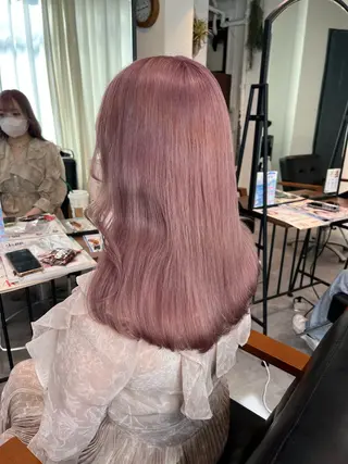 セミロング カラー ヘアアレンジ ・˚✧すずね˚✧* lucia(ルチア)のマツエク・マツパデザイン